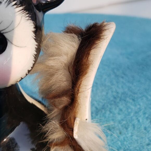 Adorable Vintage 1950s Porcelain Skunk Bank - Picture 7 of 9